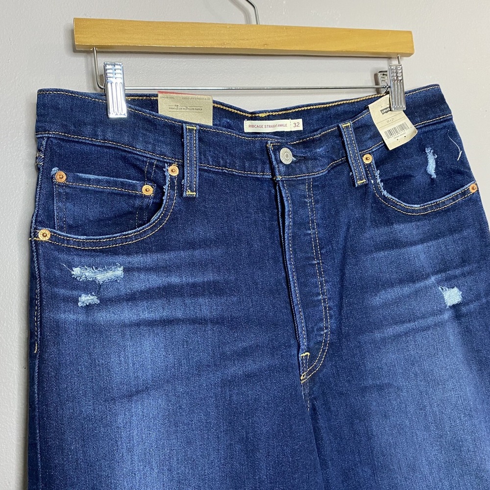 Levi’s Ribcage Straight Ankle Jean 33x27 - Picture 9 of 16